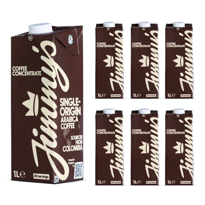 Jimmy's Coffee Concentrate 1L Unsweetened - Case of 6