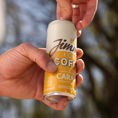 Jimmy's Iced Coffee - Caramel SlimCan 12 x 250ml - FODA Warehouse