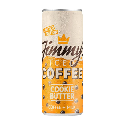 Jimmy's Iced Coffee Cookie Butter SlimCan 250ml - Case of 12