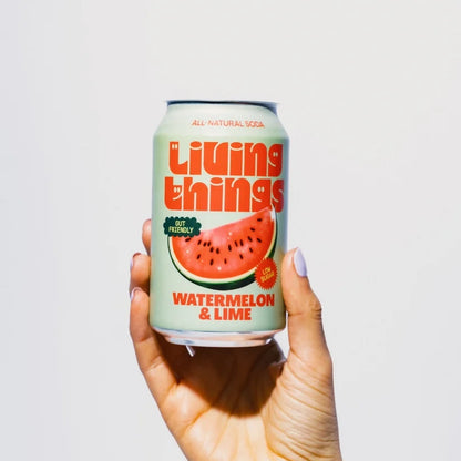 Living Things Watermelon & Lime 330ml Can - Case of 12