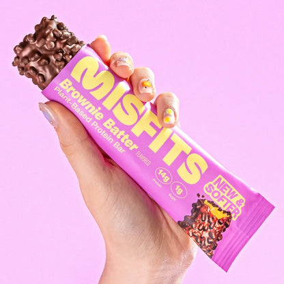 Misfits Plant-Based Brownie Batter Protein Bar 15 x 50g