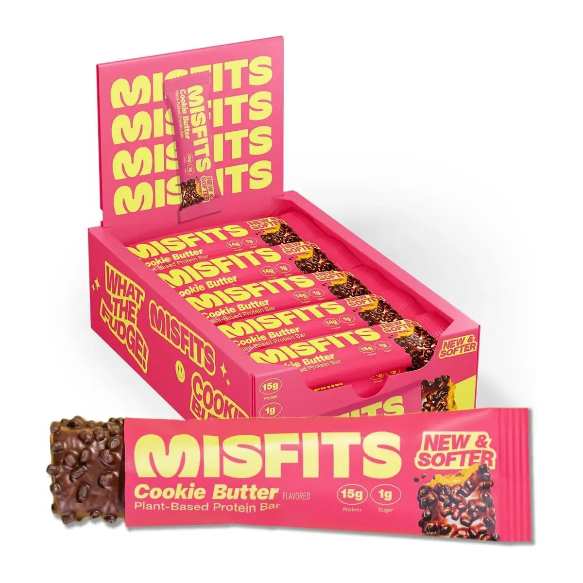 Misfits Plant-Based Cookie Butter Protein Bar 15 x 50g