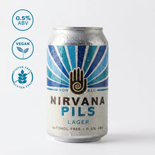 Nirvana Pils Lager 0.5% ABV 330ml - Case of 12