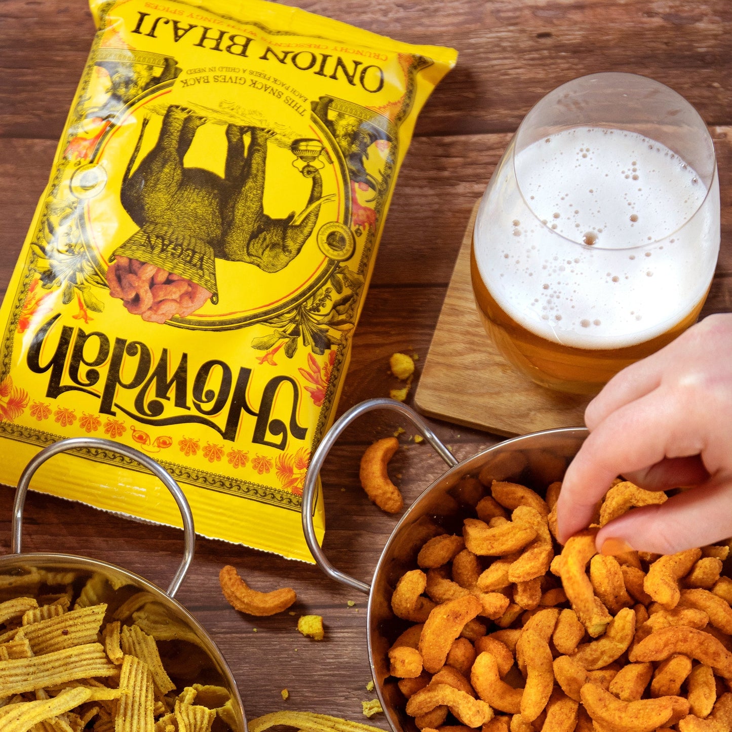 Howdah Snacks - Onion Bhaji Snacks 6 x 150g