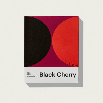 Ocelot Chocolate Black Cherry Dark Chocolate Bar 70g 