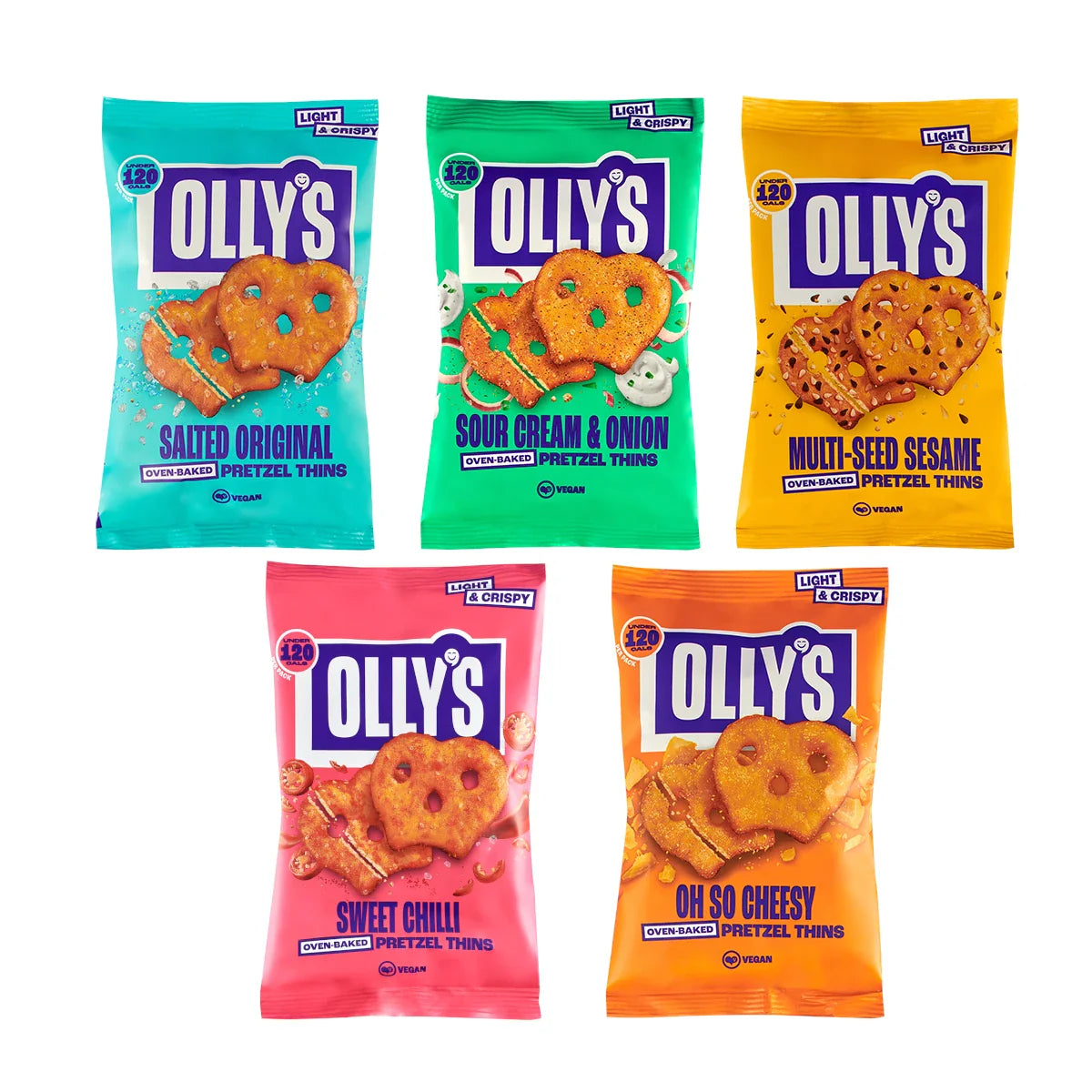 Olly's Vegan Pretzel Thins Bundle 10 x 35g