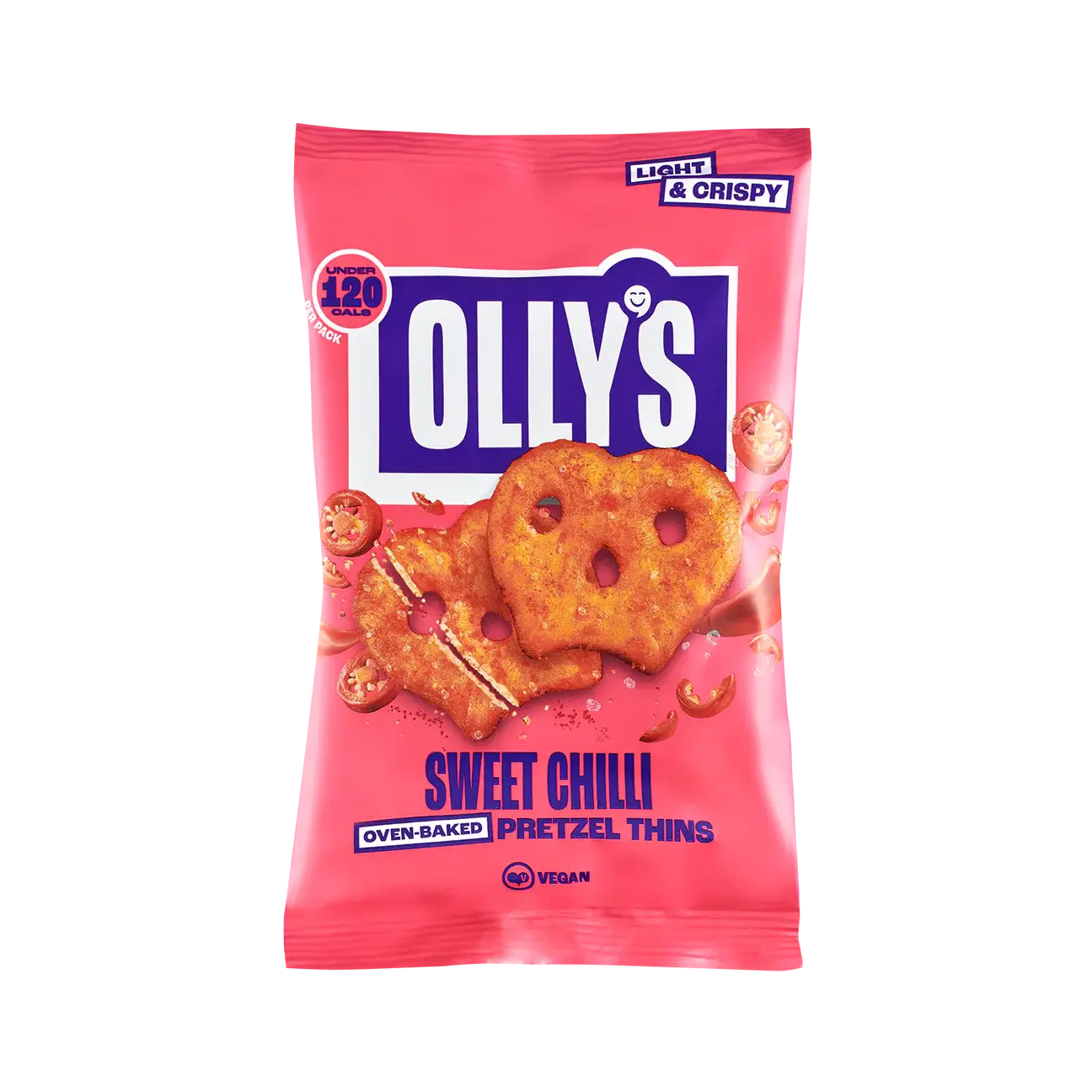 Olly's - Sweet Chilli Pretzel Thins 10 x 35g