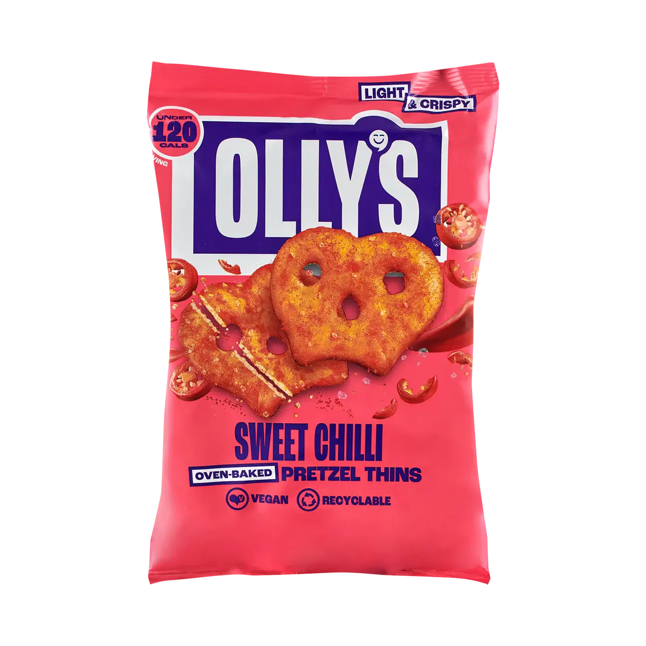 Olly's - Sweet Chilli Pretzel Thins 7 x 140g