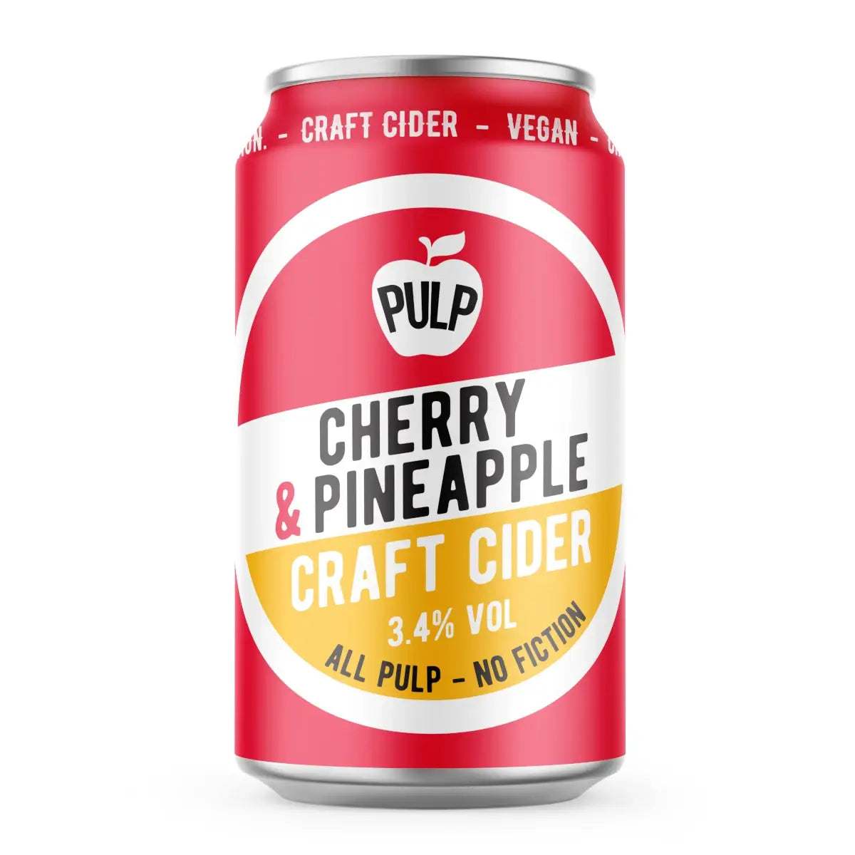PULP Cherry and Pineapple Craft Cider 330ml - Case of 24