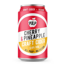PULP Cherry and Pineapple Craft Cider 330ml - Case of 24