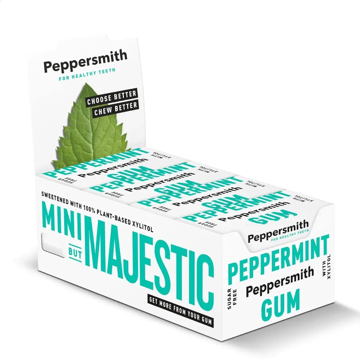 Peppersmith - Vegan Spearmint Gum 12 x 15g
