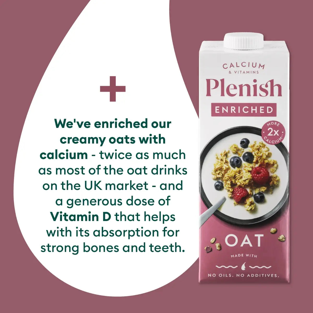 Plenish Enriched Oat Milk 6 x 1L
