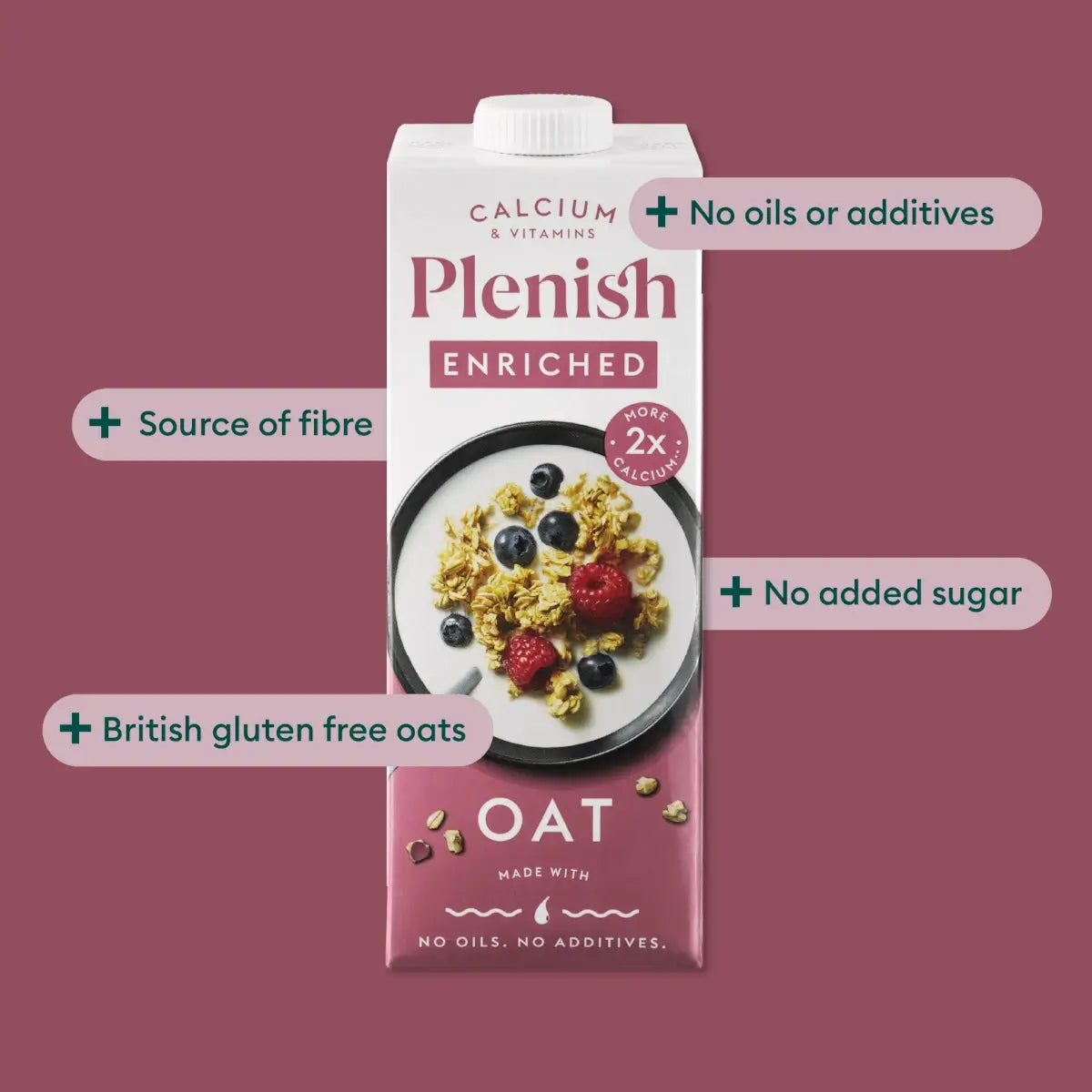 Plenish Enriched Oat Milk 6 x 1L