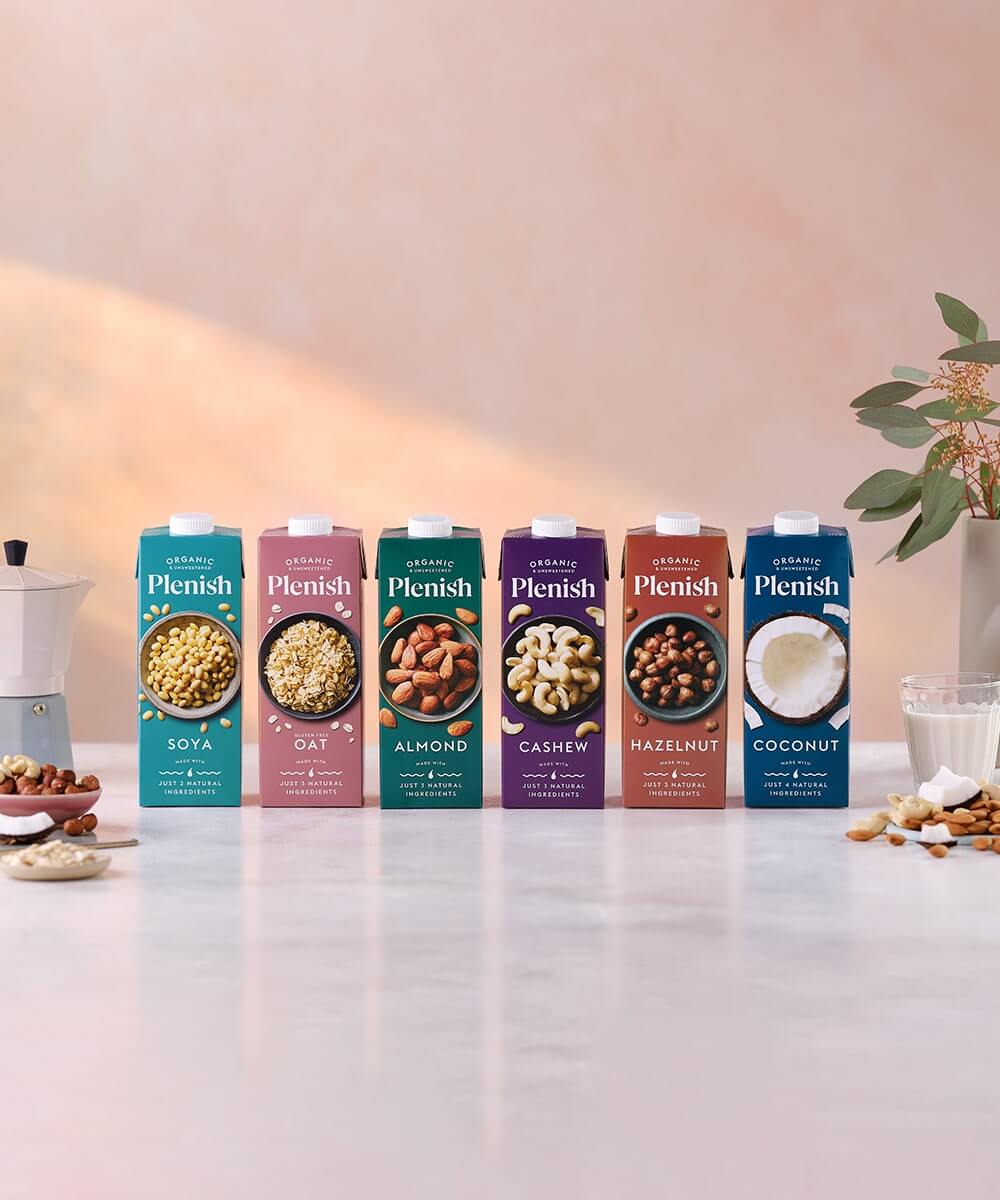 Plenish - Organic Almond Milk 8 x 1L