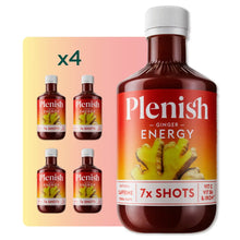 Plenish Ginger Energy Shots Pack 4 x 420ml Dosing Bottles