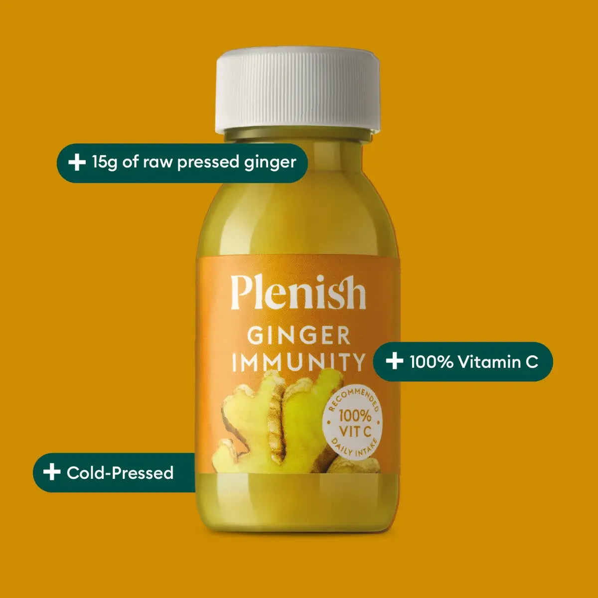 Plenish - Ginger Immunity Shots