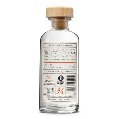 Quarter - London Dry Light Gin 12% ABV 18 x 20cl Back