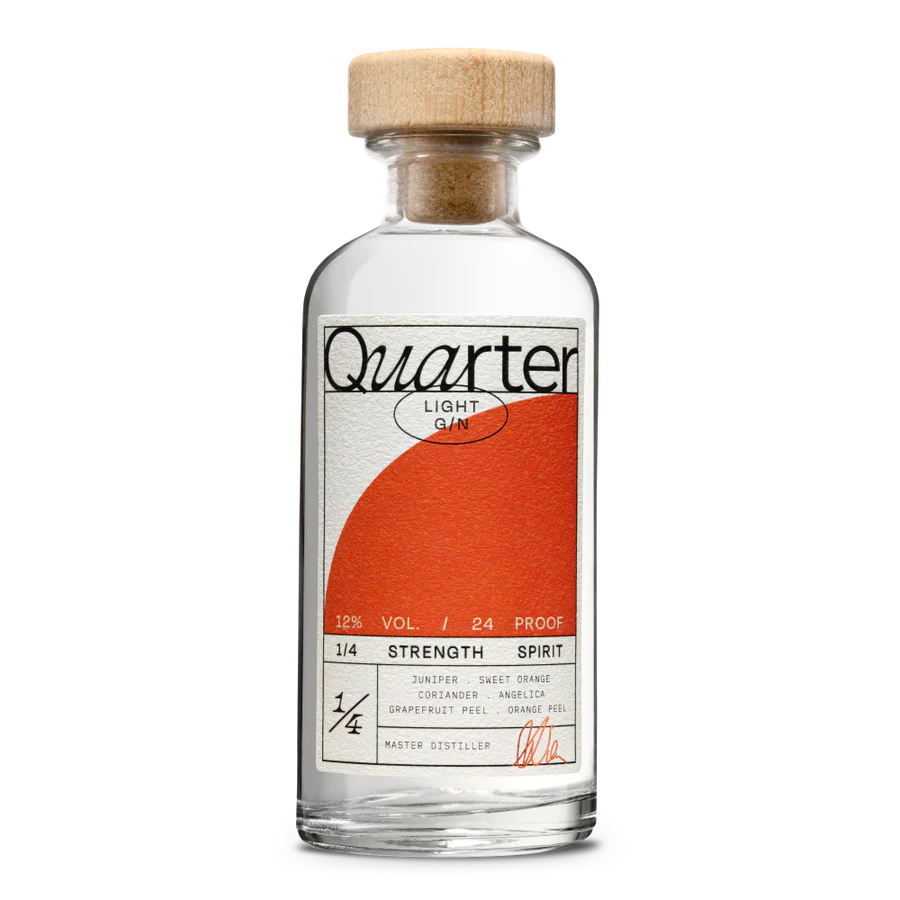 Quarter - London Dry Light Gin 12% ABV 18 x 20cl