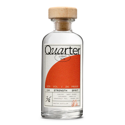 Quarter - London Dry Light Gin 12% ABV 18 x 20cl