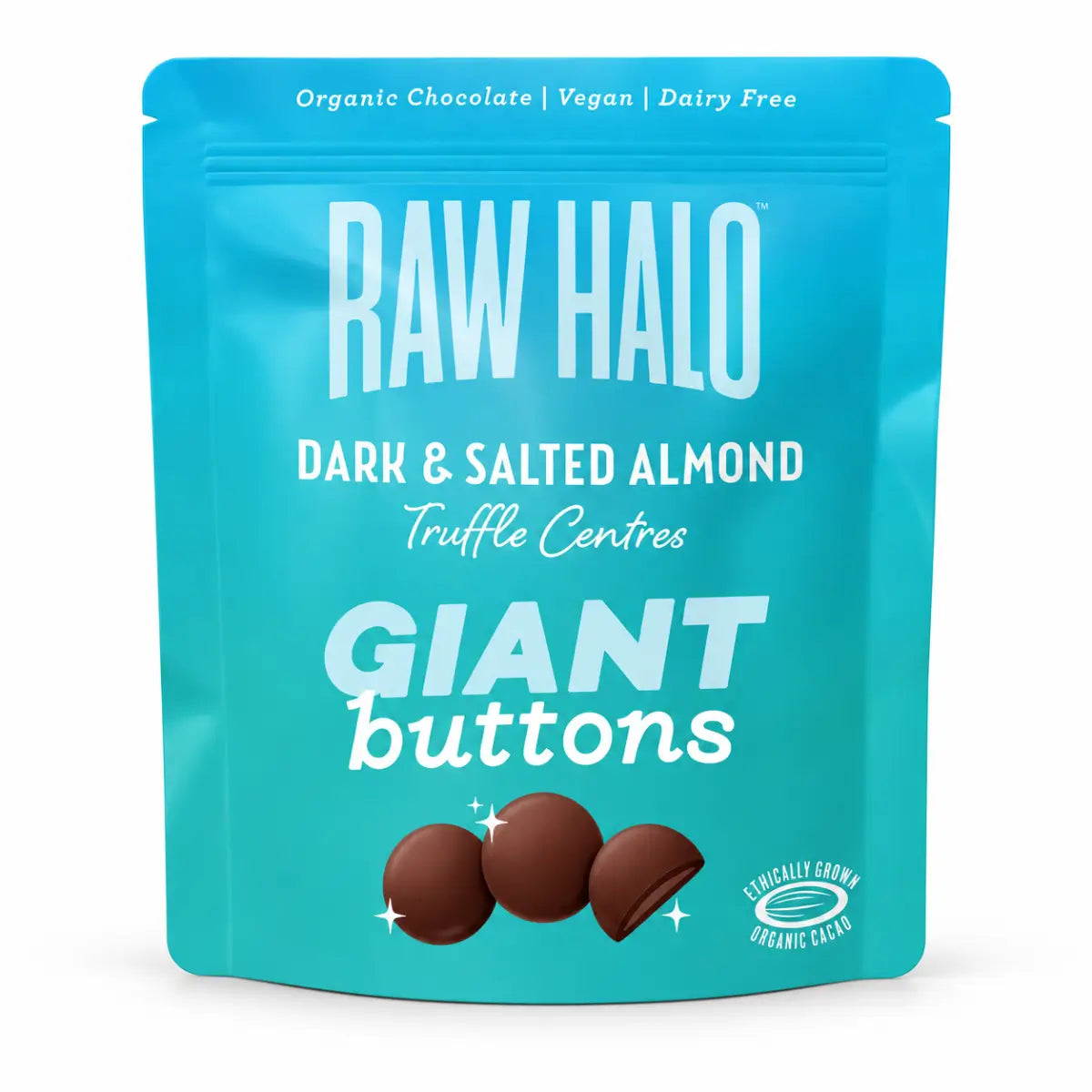 Raw halo dark and salted almonds 90g_3