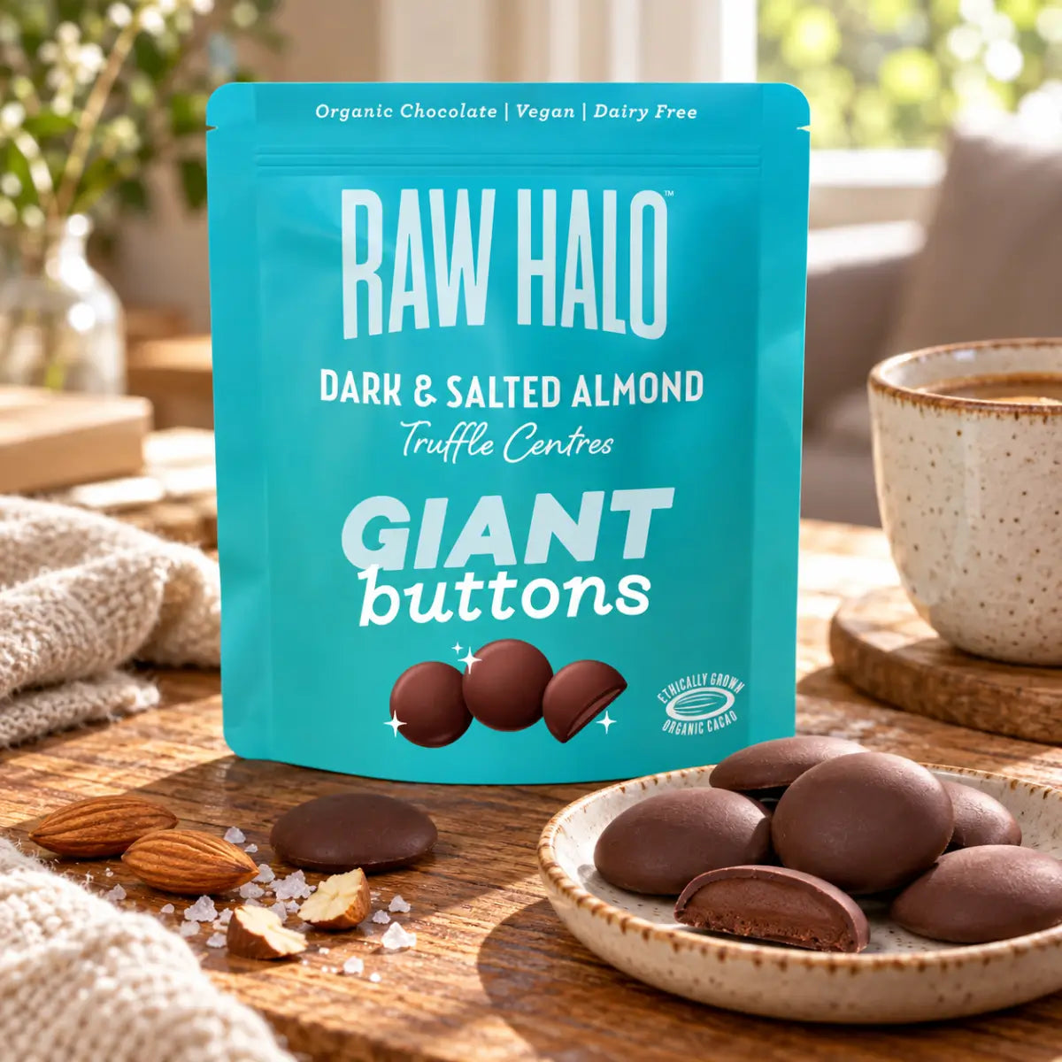 Raw halo dark and salted almonds 90g_2