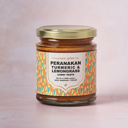 Rempapa Peranakan Turmeric & Lemongrass Curry Paste 180g