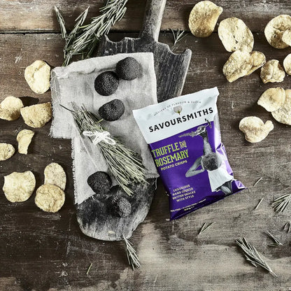 Savourmiths  - Truffle and Rosemary Luxury Potato Crisps 24 x 40g Lifestyle 2