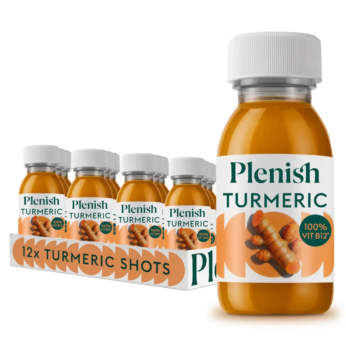 Plenish Turmeric Recovery Shot 60ml - Case of 12