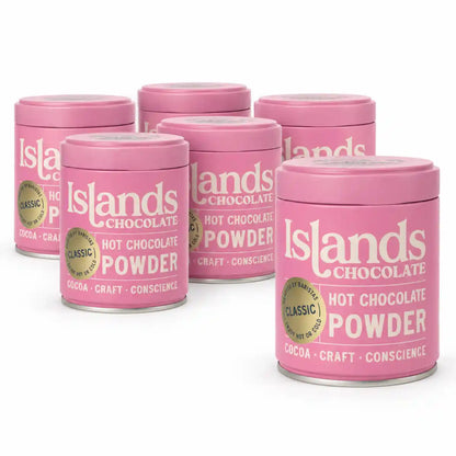 Islands Chocolate - Classic Hot Chocolate Powder 200g Tin - Case of 6