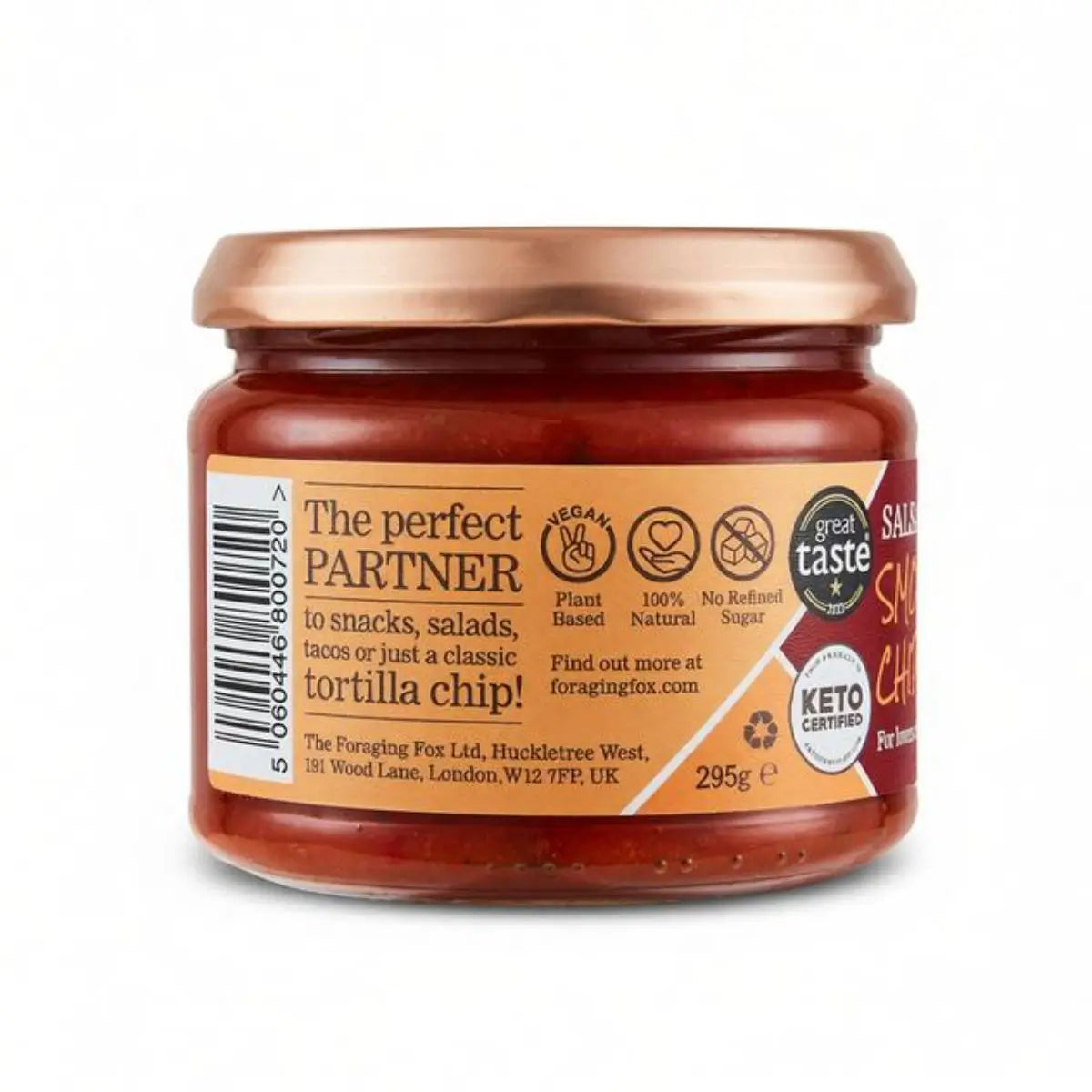The Foraging Fox - Smoky Chipotle Salsa 6 x 295g - FODA Warehouse
