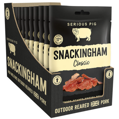 Serious Pig - Snackingham Classic - 12 x 35g - FODA Warehouse