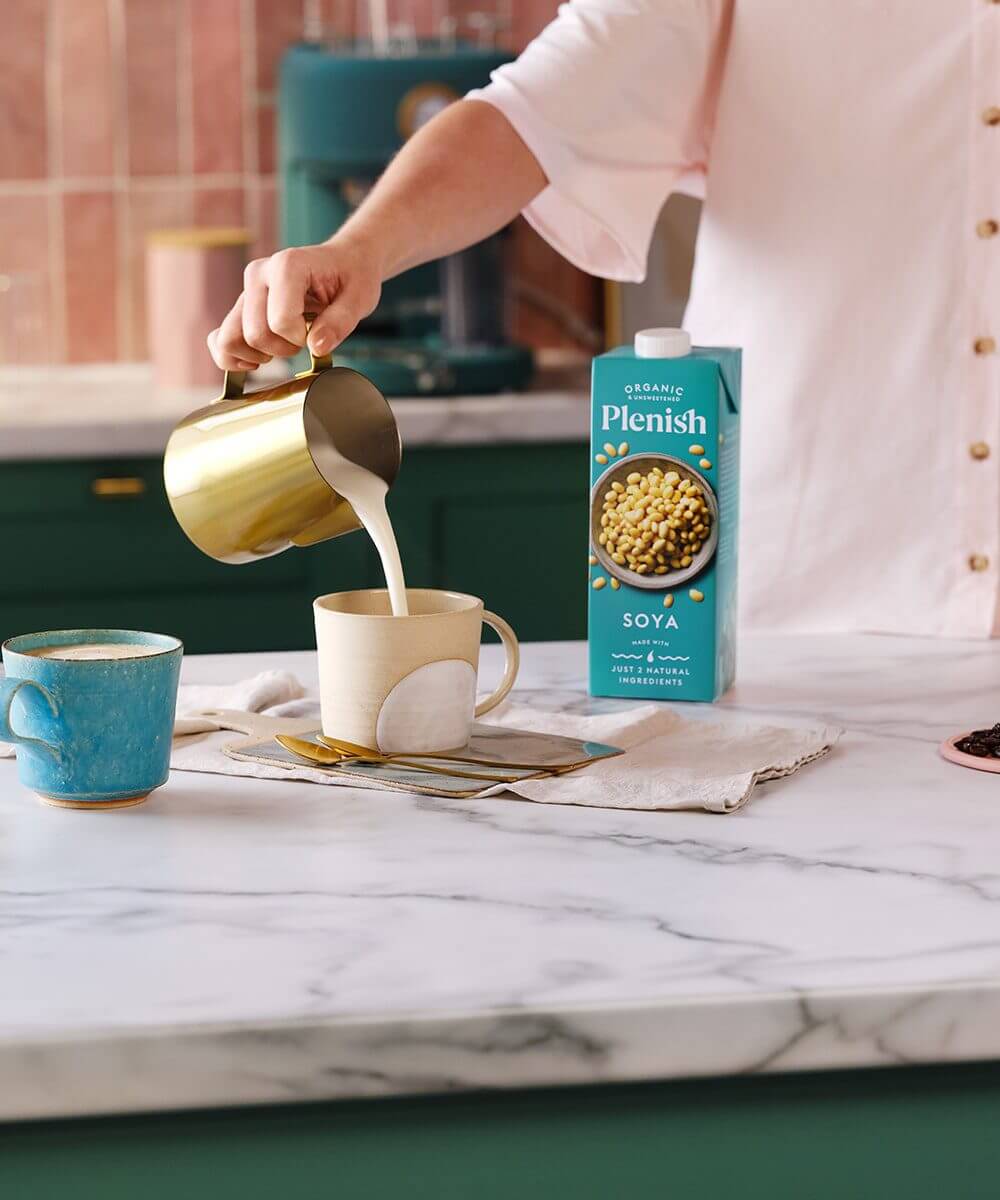 Plenish - Organic Soya Milk 8 x 1L