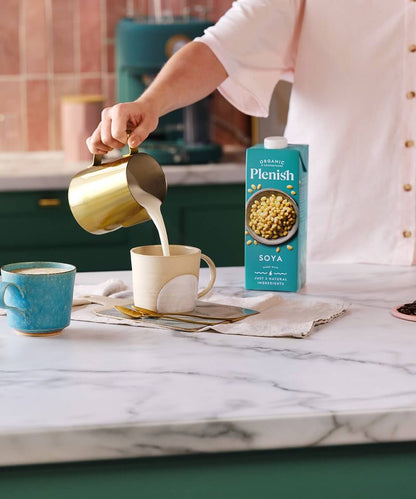Plenish - Organic Soya Milk 8 x 1L