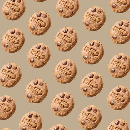 Teffie - Cinnamon Sultana Superblend Bites on a beige background