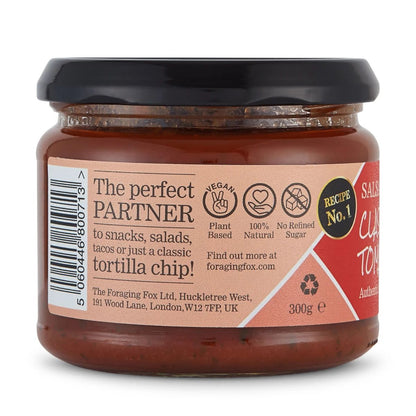 The Foraging Fox - Classic Tomato Salsa 6 x 300g Side