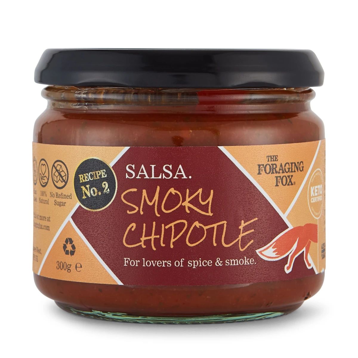 The Foraging Fox - Smoky Chipotle Salsa 6 x 300g
