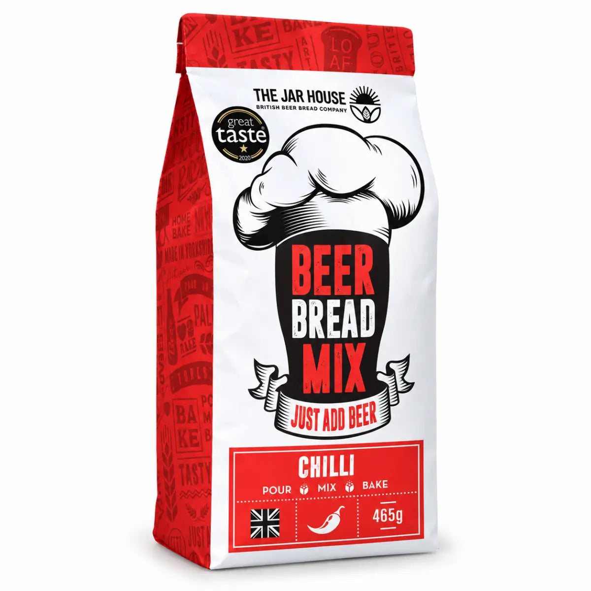 The Jar House Chilli Beer Bread Mix 465g - Case of 8