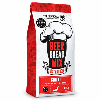 The Jar House Chilli Beer Bread Mix 465g - Case of 8