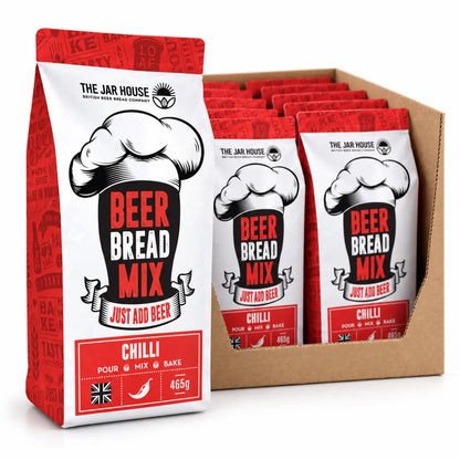 The Jar House Chilli Beer Bread Mix 465g - Case of 8