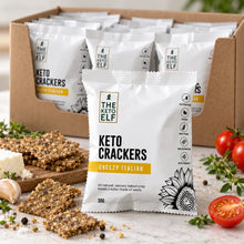 The Keto Elf Cheezy Italian Keto Crackers 30g - Case of 20