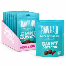 Raw halo dark and salted almonds 90g_1