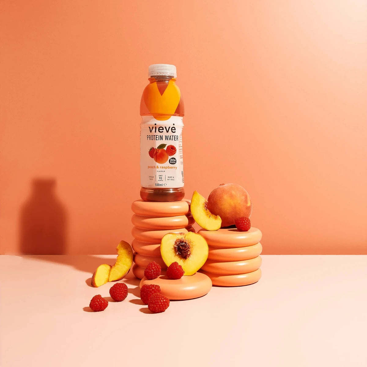 Vieve - Protein Water Peach & Raspberry 6 x 500ml