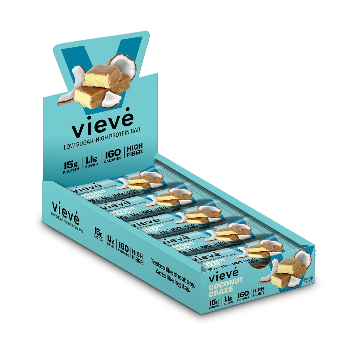 Vieve Protein Bar –  Coconut Craze Protein 12x44g - FODA Warehouse