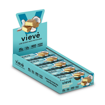 Vieve Protein Bar –  Coconut Craze Protein 12x44g - FODA Warehouse