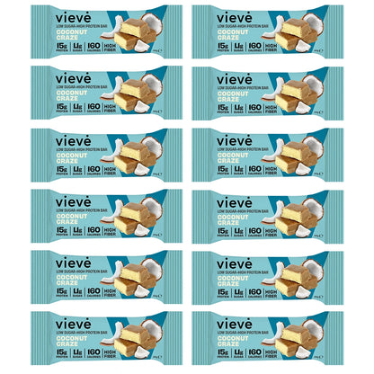 Vieve Protein Bar –  Coconut Craze Protein 12x44g - FODA Warehouse