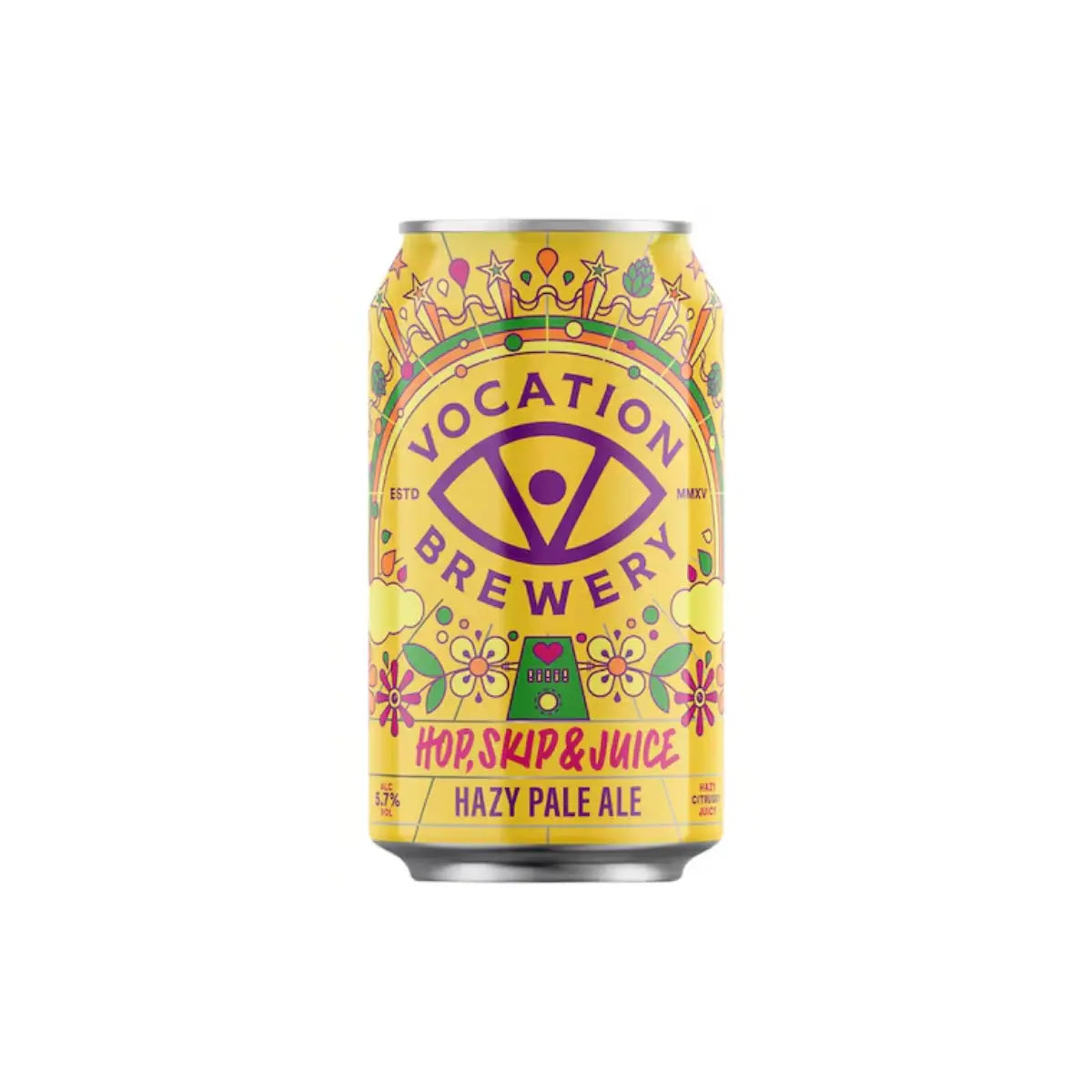Vocation Brewery - Hop, Skip & Juice Hazy Pale Ale 5.9% 330ml - Case of 4