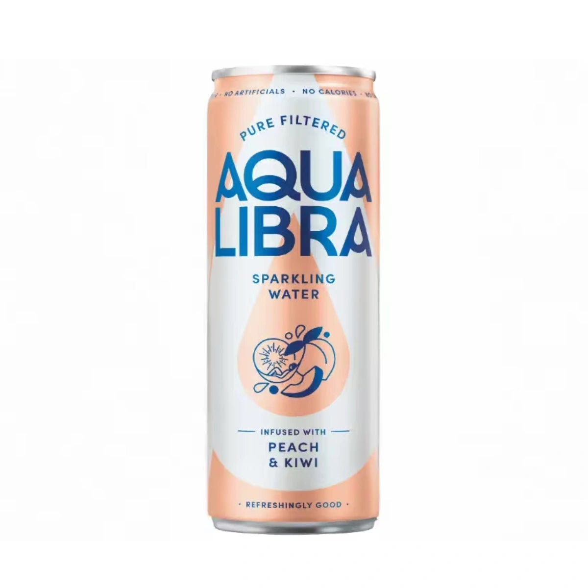 Aqua Libra Peach & Kiwi 330ml - Case of 24
