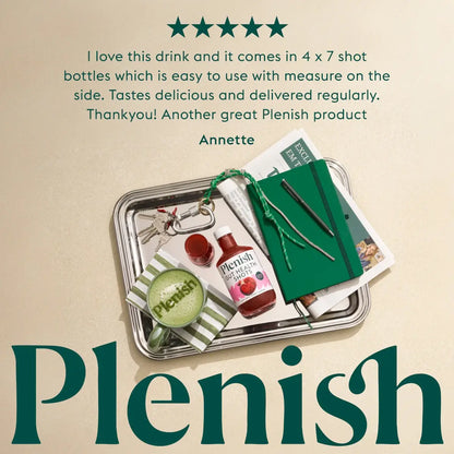 Plenish Berry Gut Heath Shots 420ml Dosing Bottles
