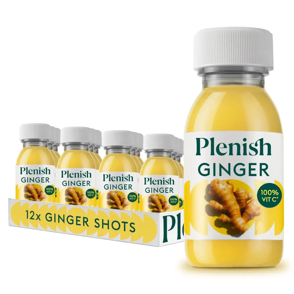 Plenish Ginger Immunity Shot 60ml - Case of 12