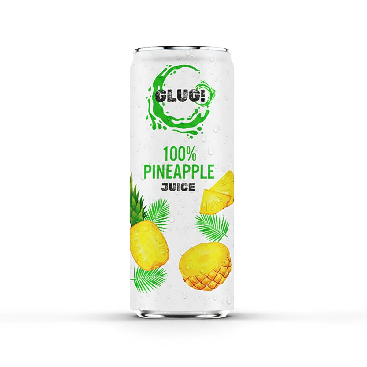 Glug! Pineapple Juice can 330ml 1200x1200